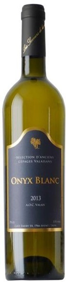 Onyx Blanc AOC Valais 2020 - Cave Louis-Bernard Emery - 75 cl - Weisswein - Wallis, Schweiz