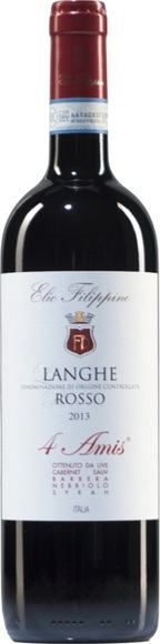 Elio Filippino 4 Amis Langhe DOC - 75cl - Piemont, Italien