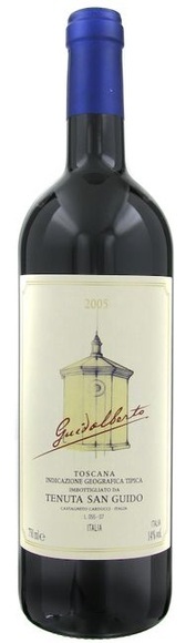 Tenuta San Guido Guidalberto, 2ème vin Sassicaia 75 cl