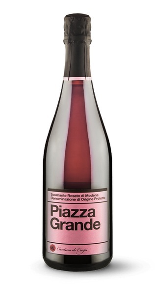 Cantina di Carpi e Sorbara Piazza Grande Vino Spumante Rosato di Modena DOP - 75cl - Emilia-Romagna, Italien