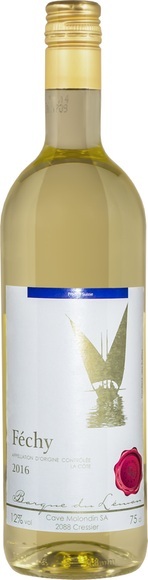 Barque du Léman Cave Molondin Féchy AOC 2017 - Waadt Verschiedene - 75 cl - Weisswein - Waadt, Schweiz