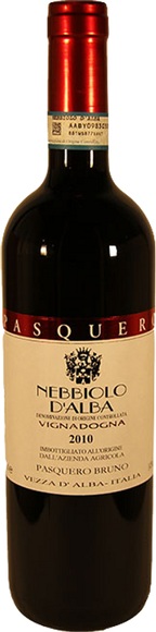 Bruno Pasquero Nebbiolo d'Alba Vignadogna Riserva DOC - 300cl - Piemont, Italien