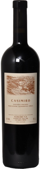 Tenimento dell'Ör / Agriloro / Meinrad Perler Casimiro IGT della Svizzera italiana - 75cl - Tessin, Schweiz