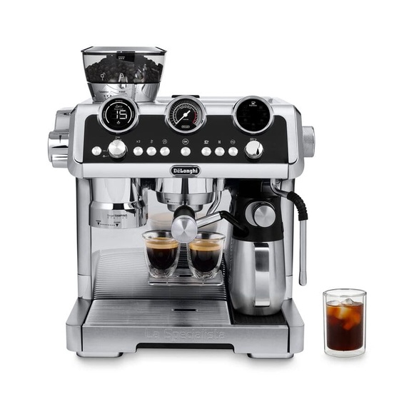 DE-LONGHI EC9865.M La Specialista Maestro - Espressomaschine (Silber)