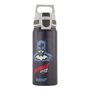 Trinkflasche WMB ONE Batman into Action White