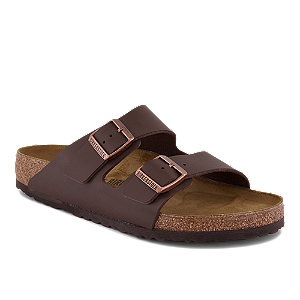 Birkenstock arizona birko-flor sandals in dark brown