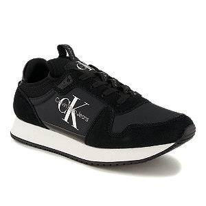 Calvin Klein Jeans Slip-On Sneaker »RUNNER SOCK LACEUP NY-LTH WN«, mit aufgesetzer Schnürung