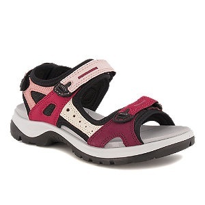 Ecco Offeod Damen Sandale Rot