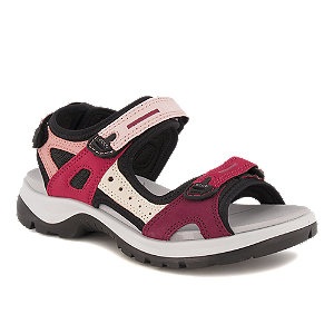 Ecco Offeod Damen Sandale Rot