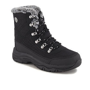 SKECHERS Schnürstiefel aus Leder