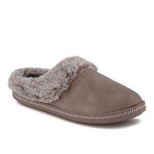 Skechers Pantoffel »COZY CAMPFIRE-LOVELY LIFE«, mit Fellimitat-Besatz
