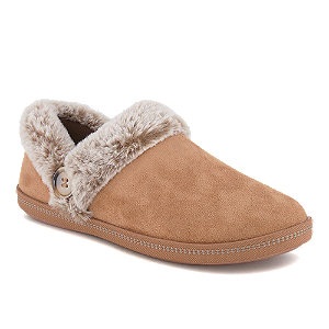 Slippers Damen Cognac 36