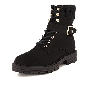 Varese Zoe Damen Schnürboot Schwarz