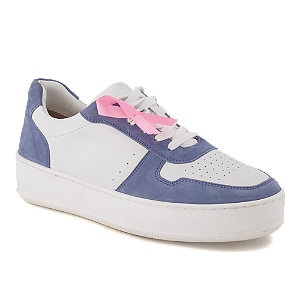 Varese Pink Ribbon Damen Sneaker Weiss