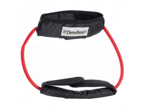 TheraBand Tubing Loop rot mittel