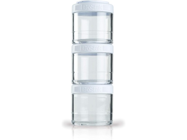BlenderBottle GoStak 100ml 3Pak, White