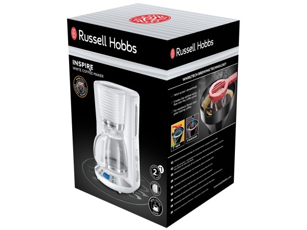 Russell Hobbs 24390-56 RH Inspire - Kaffeemaschine (Weiß/Chrom)