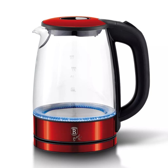 Berlinger Haus - Elektrischer Wasserkocher 1.7L - Rot