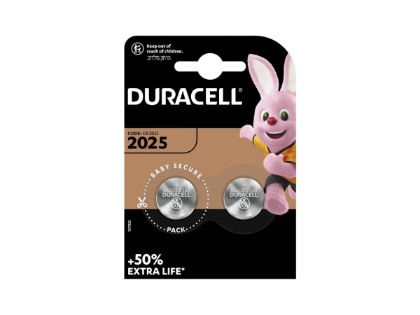 Duracell Cr2025 3 V - Knopfzelle (Silber)