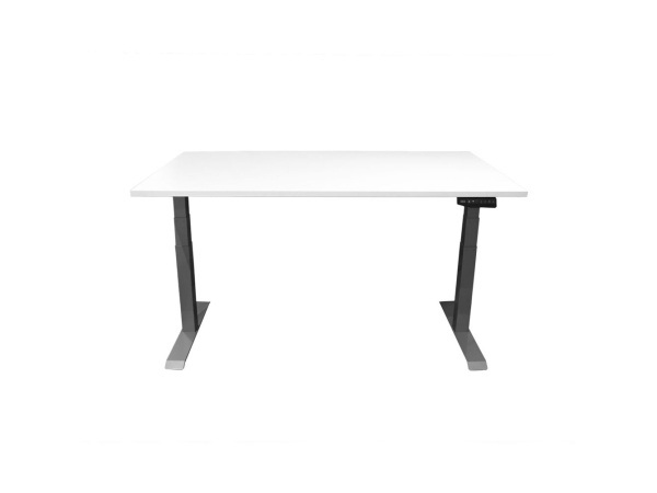 Contini höhenverstellbarer Bürotisch 1.6x0.8m weiss