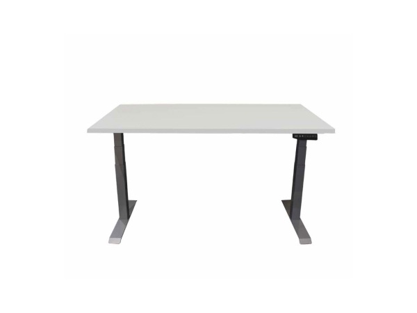 Contini höhenverstellbarer Bürotisch 1.6x0.8m grau