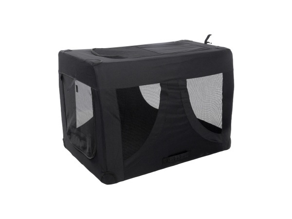 Flamingo, Hund Unterwegs, Flamingo faltbare Transportbox Gepetto Schwarz XL, Produkte & Wohnen