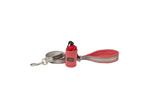 Freedog, Hund Unterwegs, Freedog Kurzleine Shiva aus Nylon rot 120x2.5cm, Produkte & Wohnen