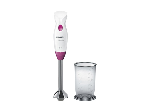 Bosch Msm2410Pw CleverMixx - Stabmixer (Weiß/Pink)