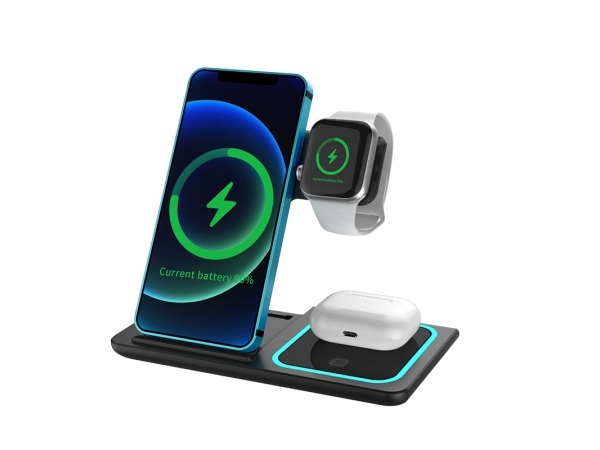 Patona, Unsere Neuheiten, Patona 3 in 1 Wireless Charger 15W Smartphone Zubehör, Produkte & Wohnen