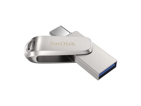 Sandisk Ultra Dual Drive Luxe - USB-Stick (32 GB, Silber)
