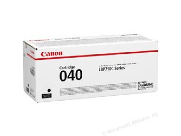 Original Tonerpatrone schwarz Canon CRG-040 bk, 0460C001