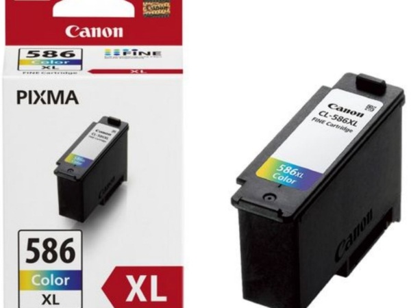 Canon Tintenpatrone CL-586XL Original einzeln Cyan, Gelb, Magenta 6226C001 Druckerpatrone
