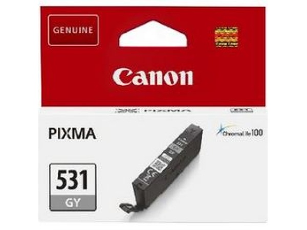Canon Tintenpatrone CLI-531 GY Original einzeln Grau 6122C001 Druckerpatrone