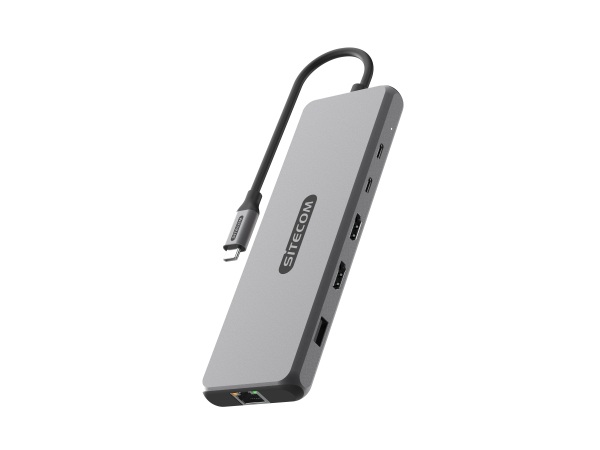 Sitecom, Dockingstations & USB-Hubs, Sitecom 10 in 1 USB-C Multiport Adapter, Produkte & Wohnen