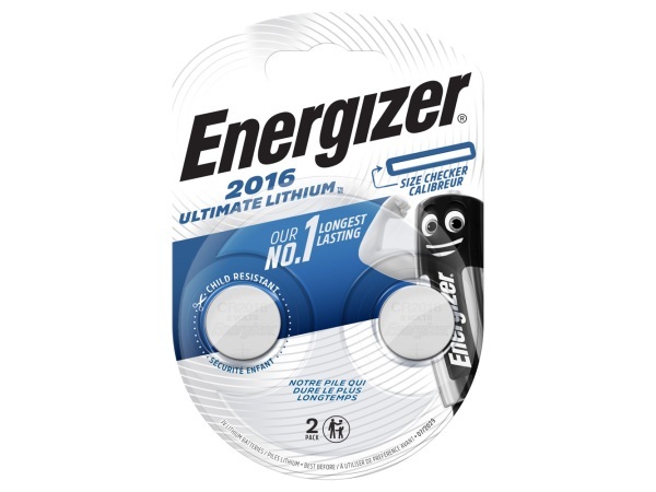 Energizer 2016 Ultimate Lithium - Knopfzelle CR 2016