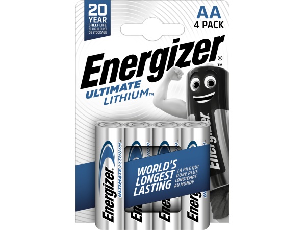 Energizer Lithium AA / L91 (4Stk). Batterie