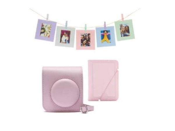 Fujifilm Instax Mini 12 Accessory Kit Pink Kameratasche