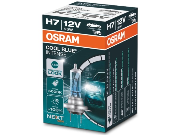Osram Auto 64210CBN Halogen Leuchtmittel COOL BLUE® INTENSE H7 55 W 12 V