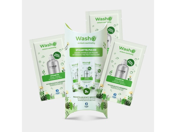 Washo, Unsere Neuheiten, Washo Spülmittel Nachfüllpulver Reinigungsmittel, Produkte & Wohnen