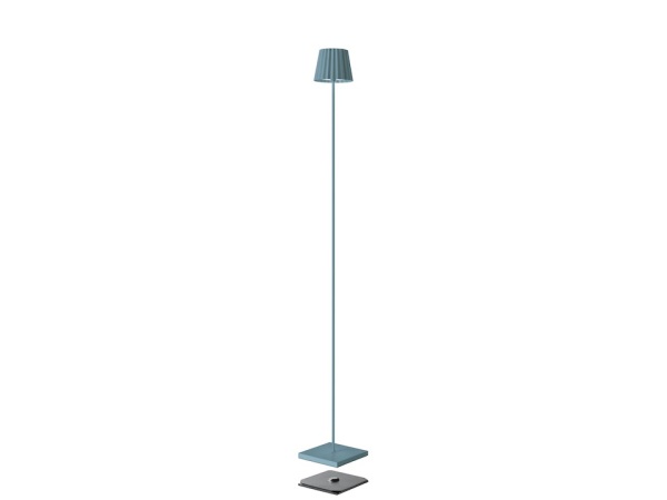 LED-Stehleuchte Troll 2.0 für außen, blau