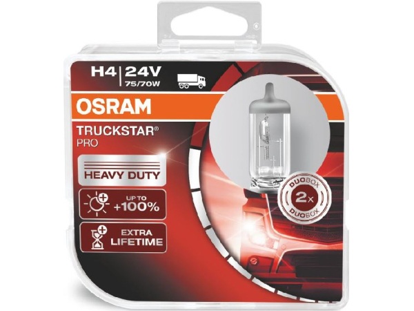 Osram Auto 64196TSP-HCB Halogen Leuchtmittel Truckstar H4 75/70 W 24 V