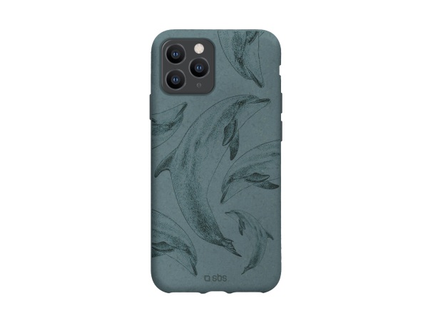 SBS, Umweltfreundliche, Öko-Cover Delphin für iPhone 11 Pro, Produkte & Wohnen