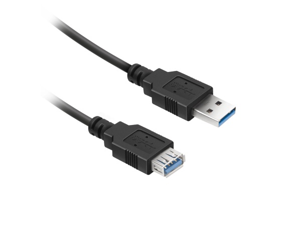 EKON ECITUSB318MFK - USB-Verlängerungskabel (Schwarz)