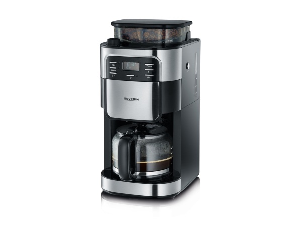 Kaffeeautomat mit Mahlwerk KA 4810 Severin schwarz