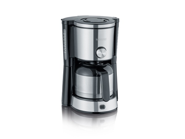 Severin KA 4845 TYPE SWITCH Kaffeemaschine Edelstahl, Schwarz Fassungsvermögen Tassen=8 Isolierkanne