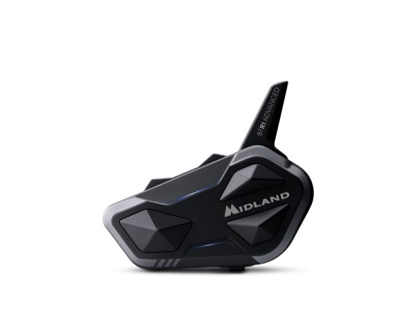 Midland C1529 BTR1 Advanced Bluetooth Kommunikation Motorrad-Funkset Passend für (Helmtyp) Integralhelm, Jethelm,