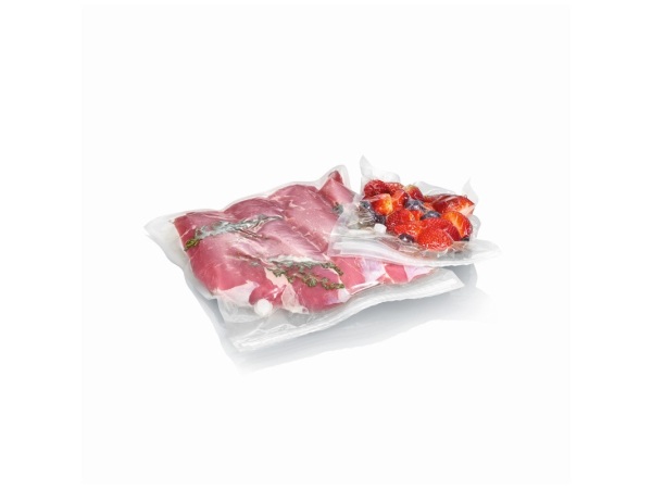 Severin - 25er-Set Wiederverschliessbarer Vakuumbeutel mit Reissverschluss ZB3619 - Transparent