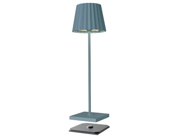 LED-Tischleuchte Troll 2.0 für außen, blau