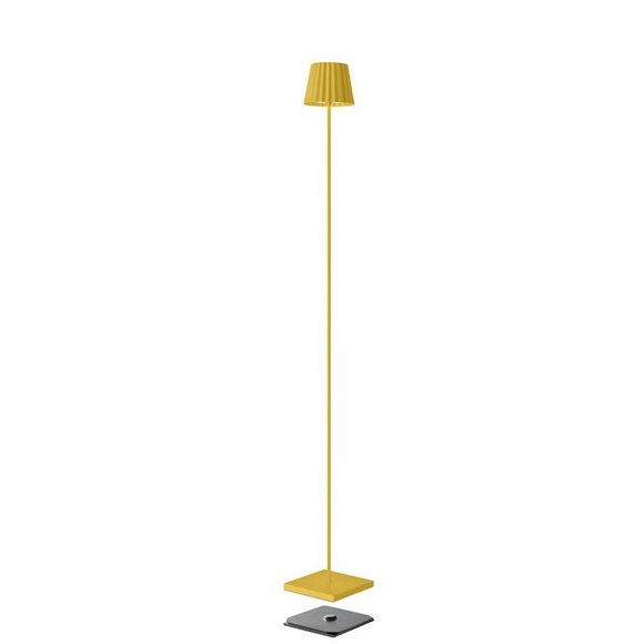 LED-Stehleuchte Troll 2.0 für außen, gelb