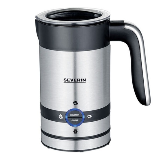 Milchschäumer, Severin, »SM 3584 Silberfarben Schwarz«